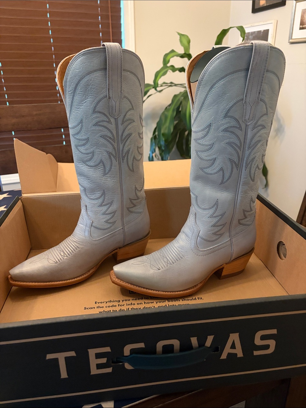 Tecovas Annie Slate Blue